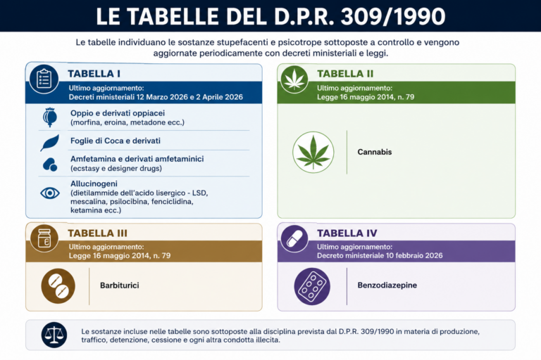 testo unico degli stupefacenti
